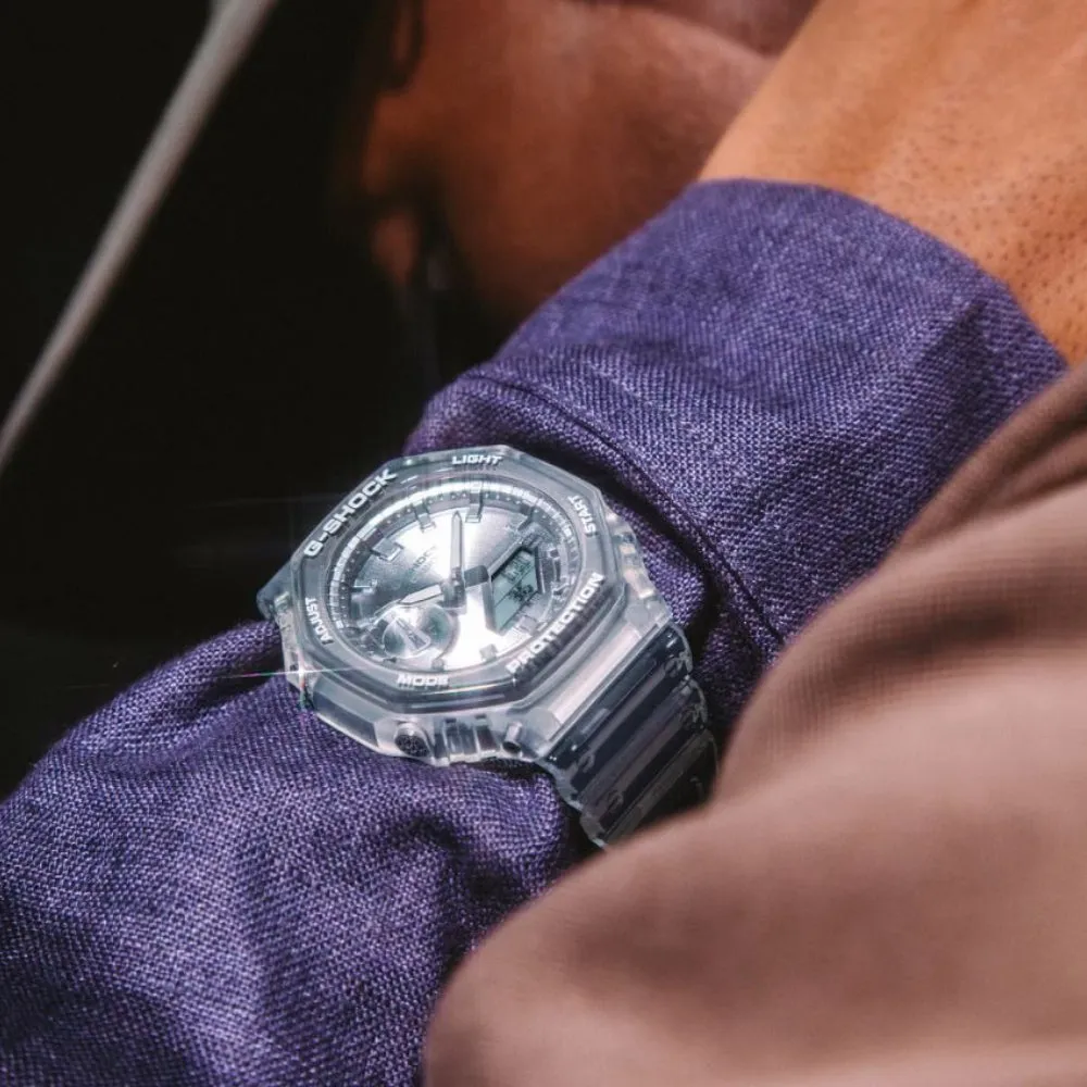   G-Shock Transparent Resin Strap Unisex Watch GA-2100BM Series
