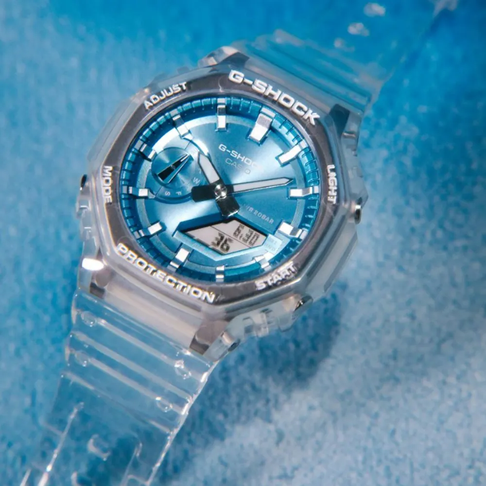   G-Shock Transparent Resin Strap Unisex Watch GA-2100BM Series