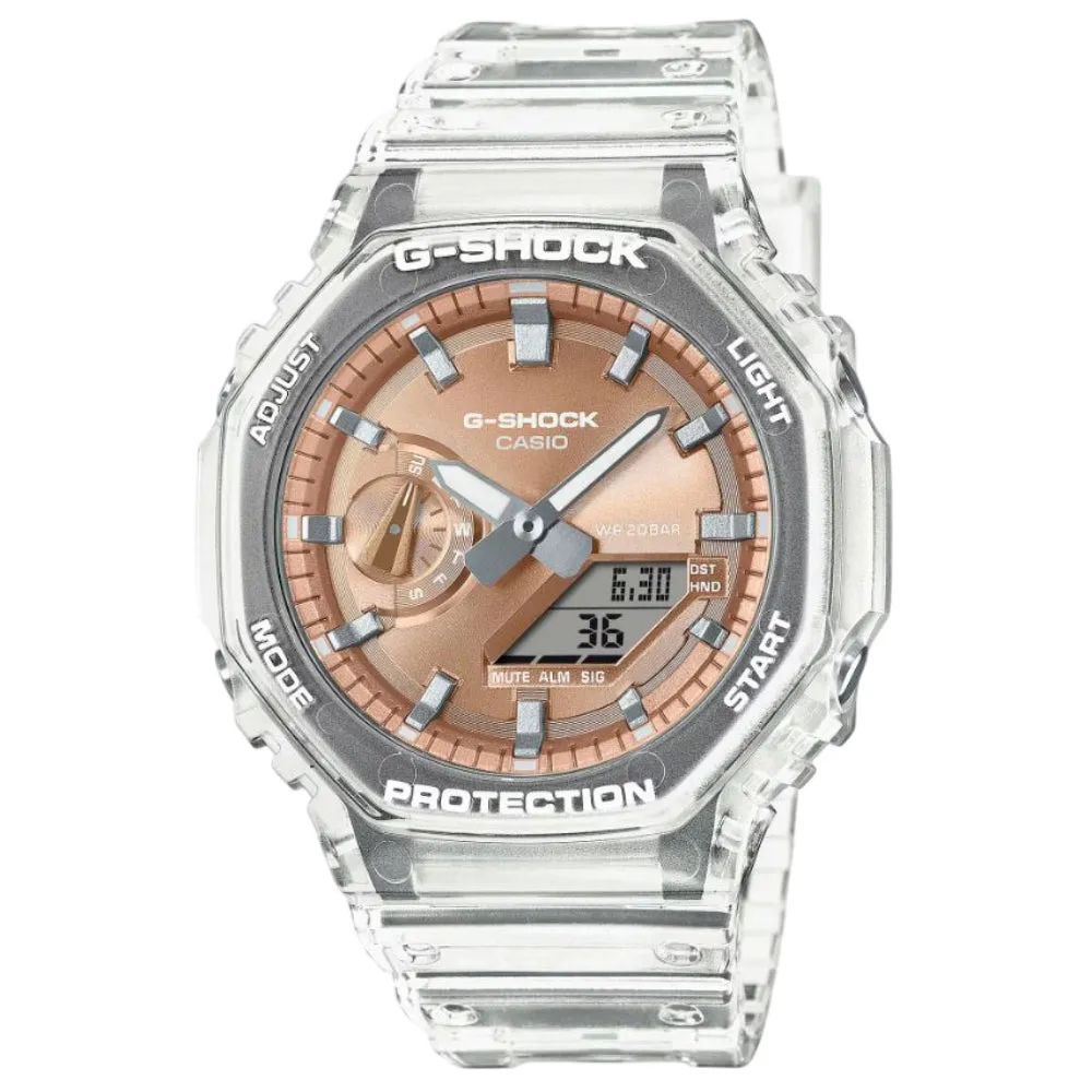  G-Shock Transparent Resin Strap Unisex Watch GA-2100BM Series