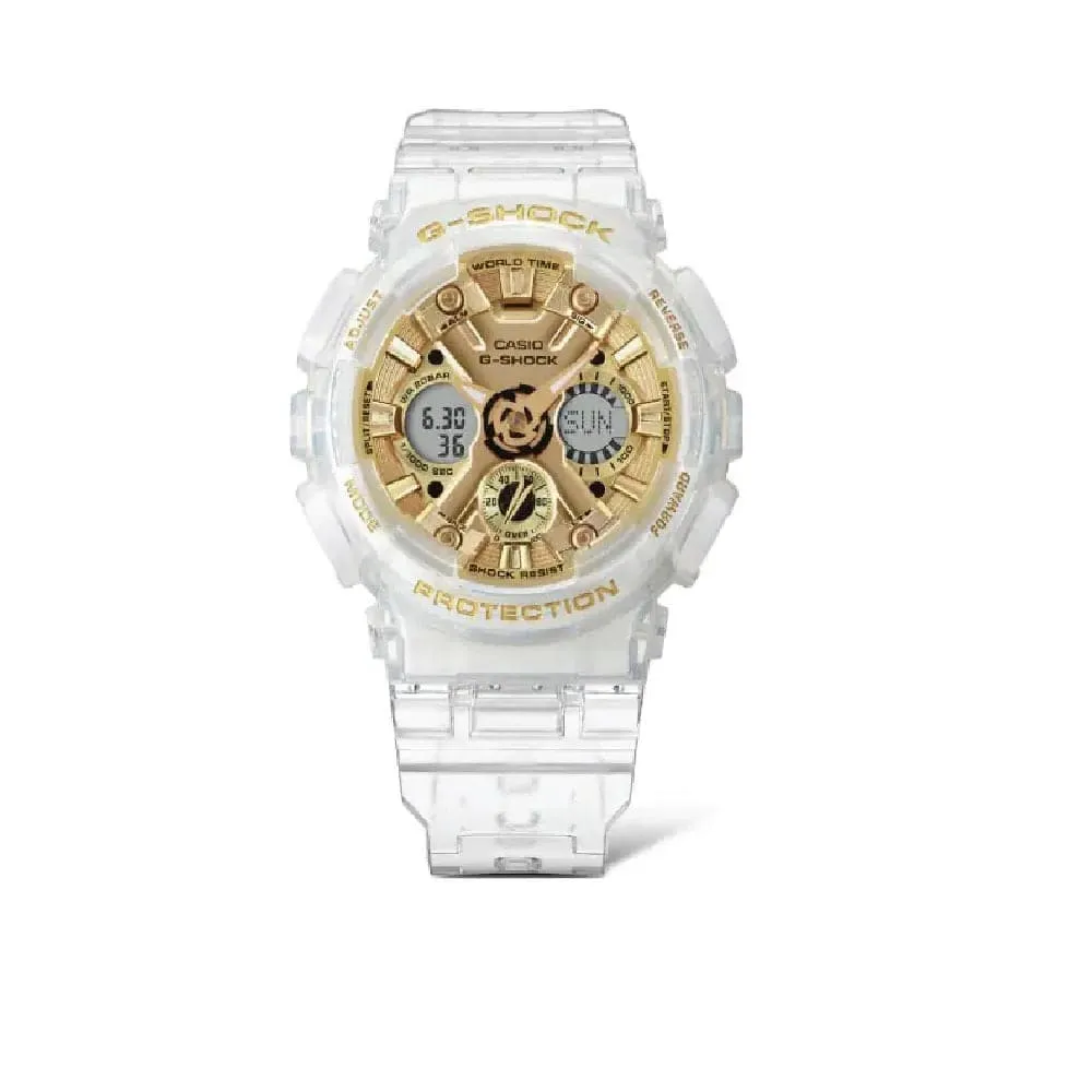   G-Shock Transparent Resin Strap Women Watch GMA-S120SG-7ADR-P