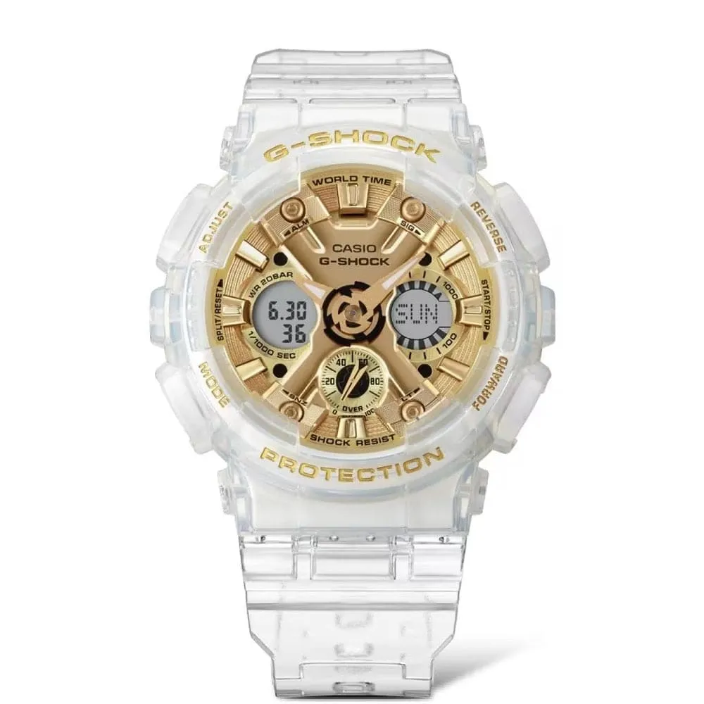   G-Shock Transparent Resin Strap Women Watch GMA-S120SG-7ADR-P