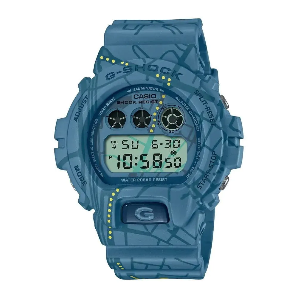 Casio G-Shock Treasure Hunt Shibuya Digital Blue Strap Men's Watch DW-6900SBY-2DR 