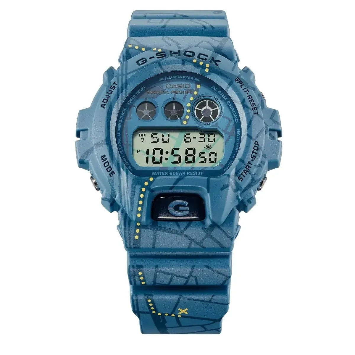   G-Shock Treasure Hunt Shibuya Digital Blue Strap Men's Watch DW-6900SBY-2DR