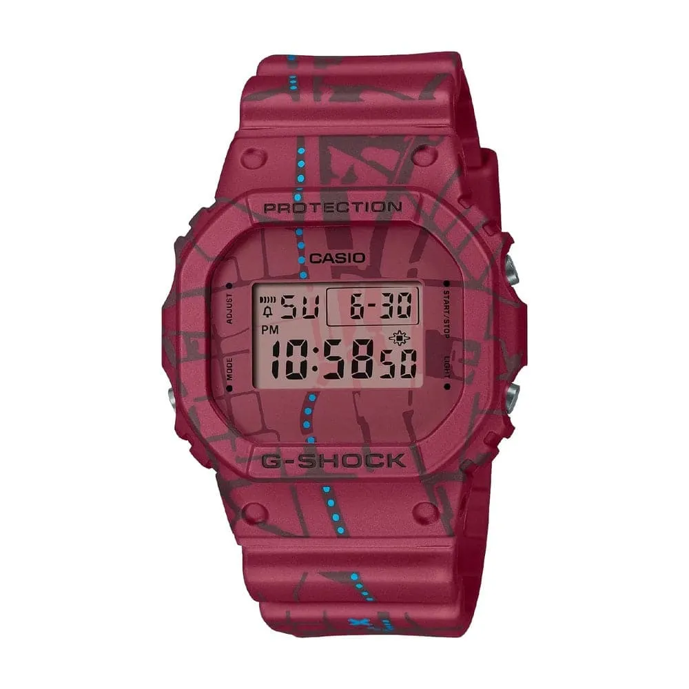Casio G-Shock Treasure Hunt Shibuya Digital Red Watch DW-5600SBY-4DR 