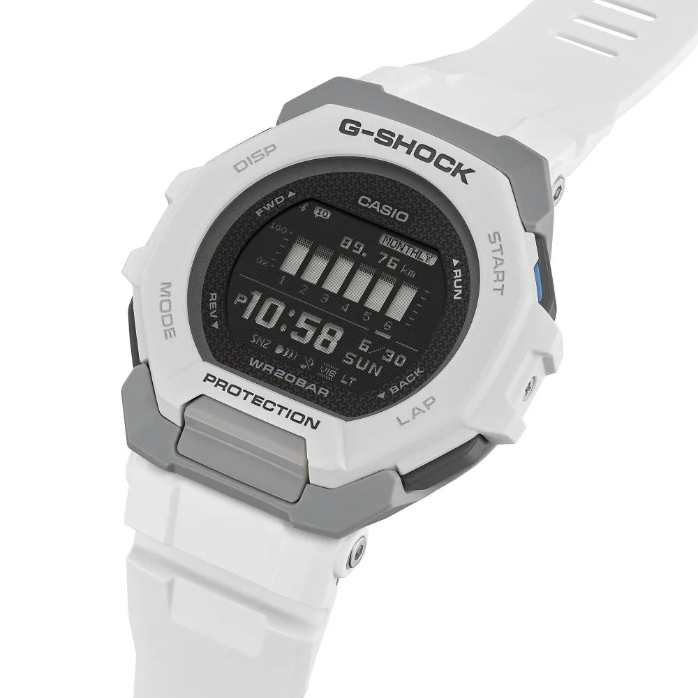   G-Shock White Resin Band Watch GBD-300-7DR