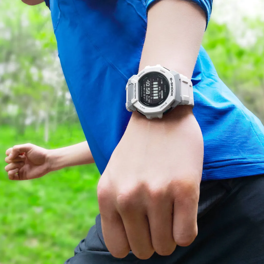   G-Shock White Resin Band Watch GBD-300-7DR