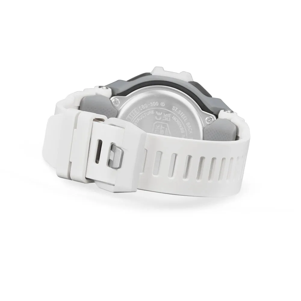  G-Shock White Resin Band Watch GBD-300-7DR