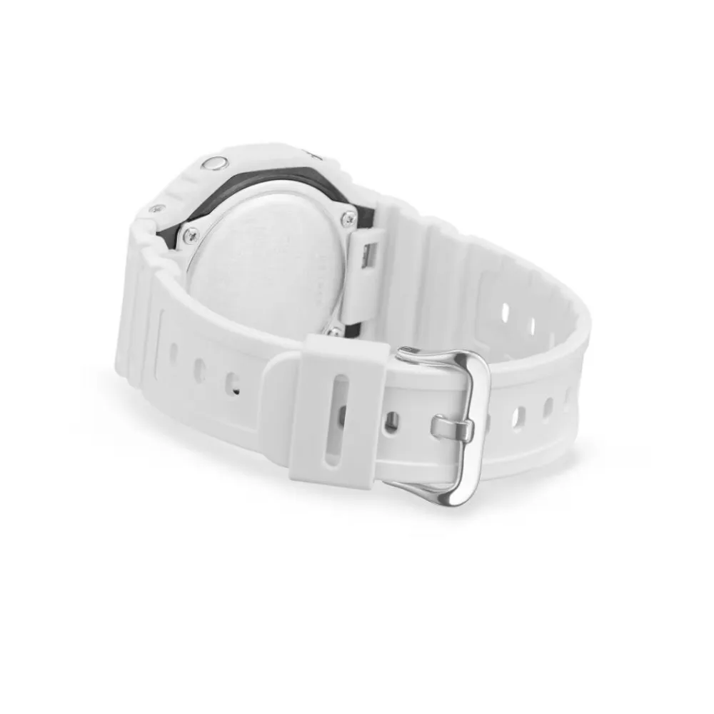  G-Shock White Resin Strap Men Watch GA-2100-7A7DR