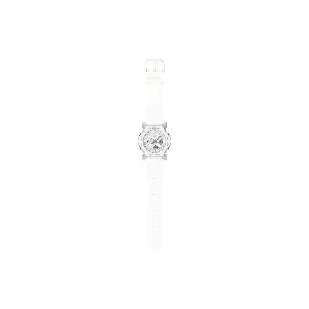   G-Shock White Resin Strap Shock Resistant Unisex Watch GA-2300-7ADR-P