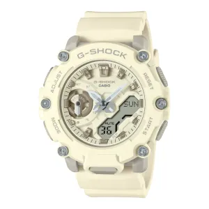 Casio G-Shock White Resin Strap Unisex Watch GMA-S2200-7ADR-P 