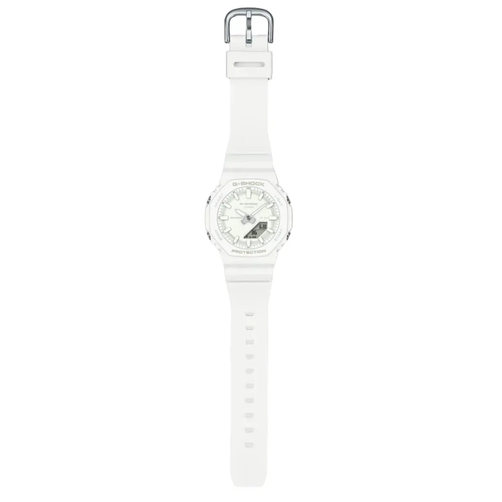   G-Shock White Resin Strap Women Watch GMA-P2100-7ADR-P