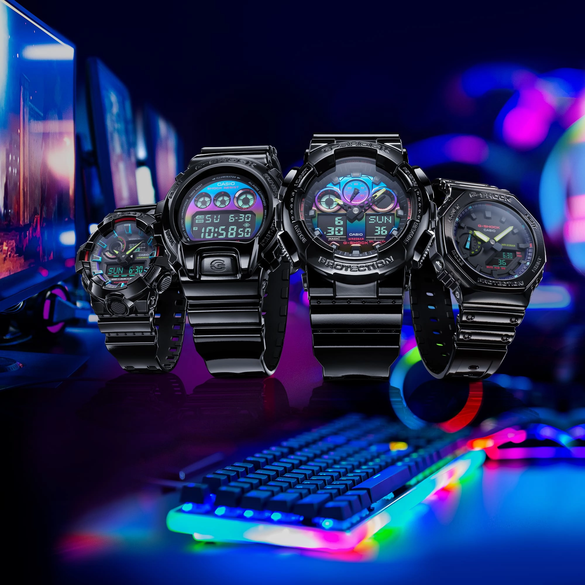 G-Shock   ak RGB Gamers Collection GA2100RGB-1A