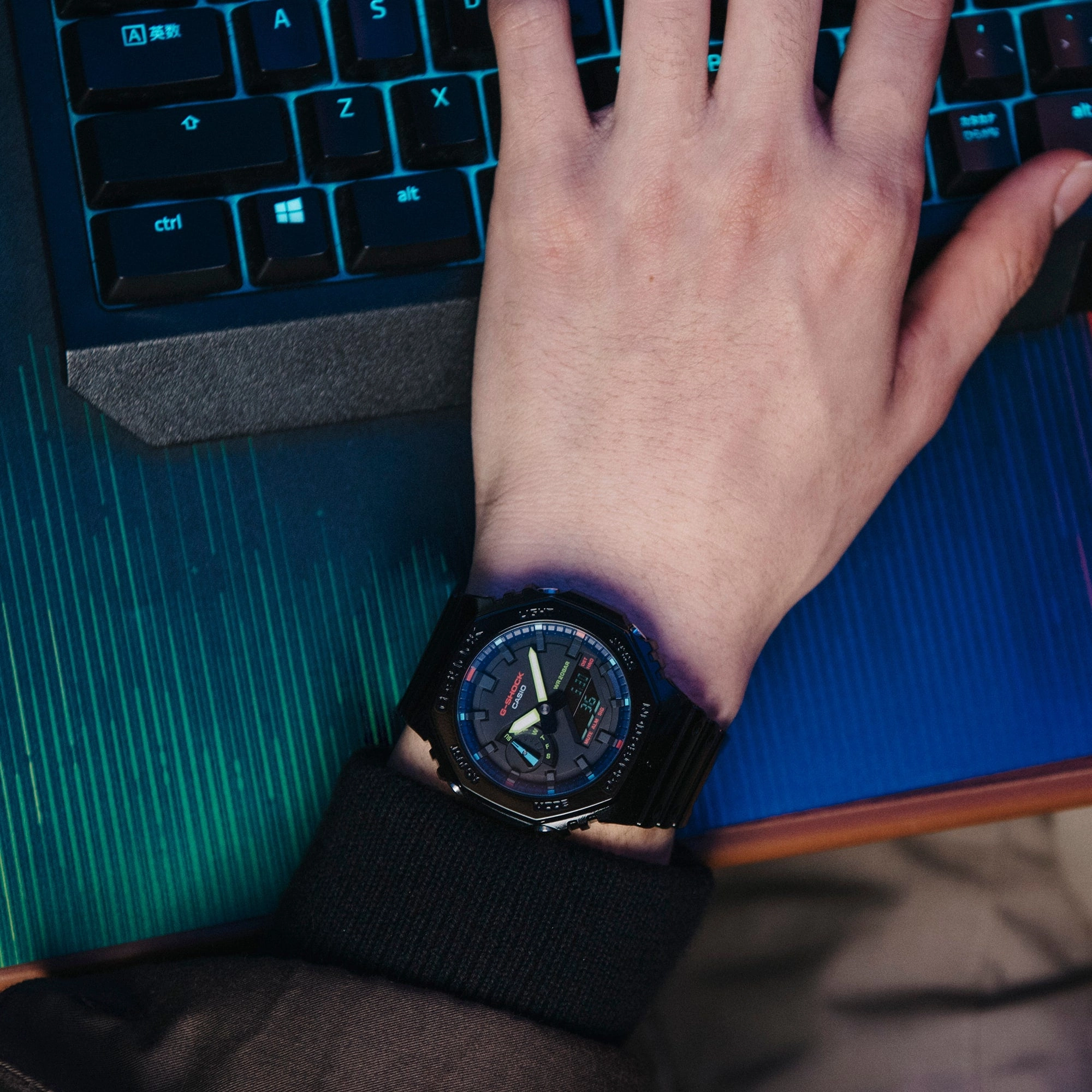 G-Shock   ak RGB Gamers Collection GA2100RGB-1A