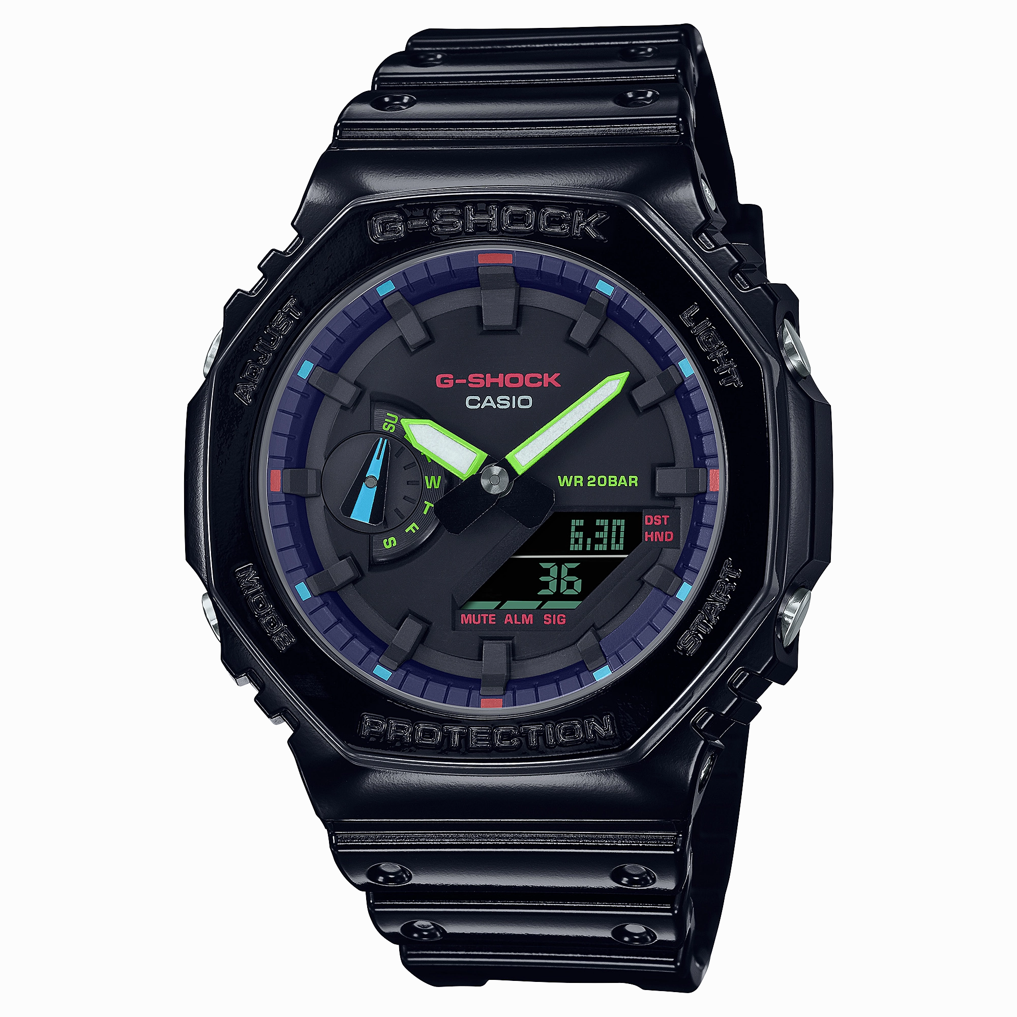 G-Shock   ak RGB Gamers Collection GA2100RGB-1A 