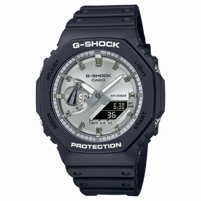 G-Shock Analog Digital Black Resin Band Watch GA2100SB-1A 
