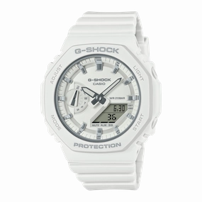 G-Shock Analog Digital DUO 2100 Mid Size White Resin Band Watch GMAS2100-7A,quartz watch, quartz watches for men, quartz watches for women, best quartz watch, minimalist quartz watch, luxury quartz watch, waterproof quartz watch,analog quartz watch, digita