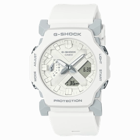 G-Shock Analog Digital White Resin Band Watch GA2300-7A 