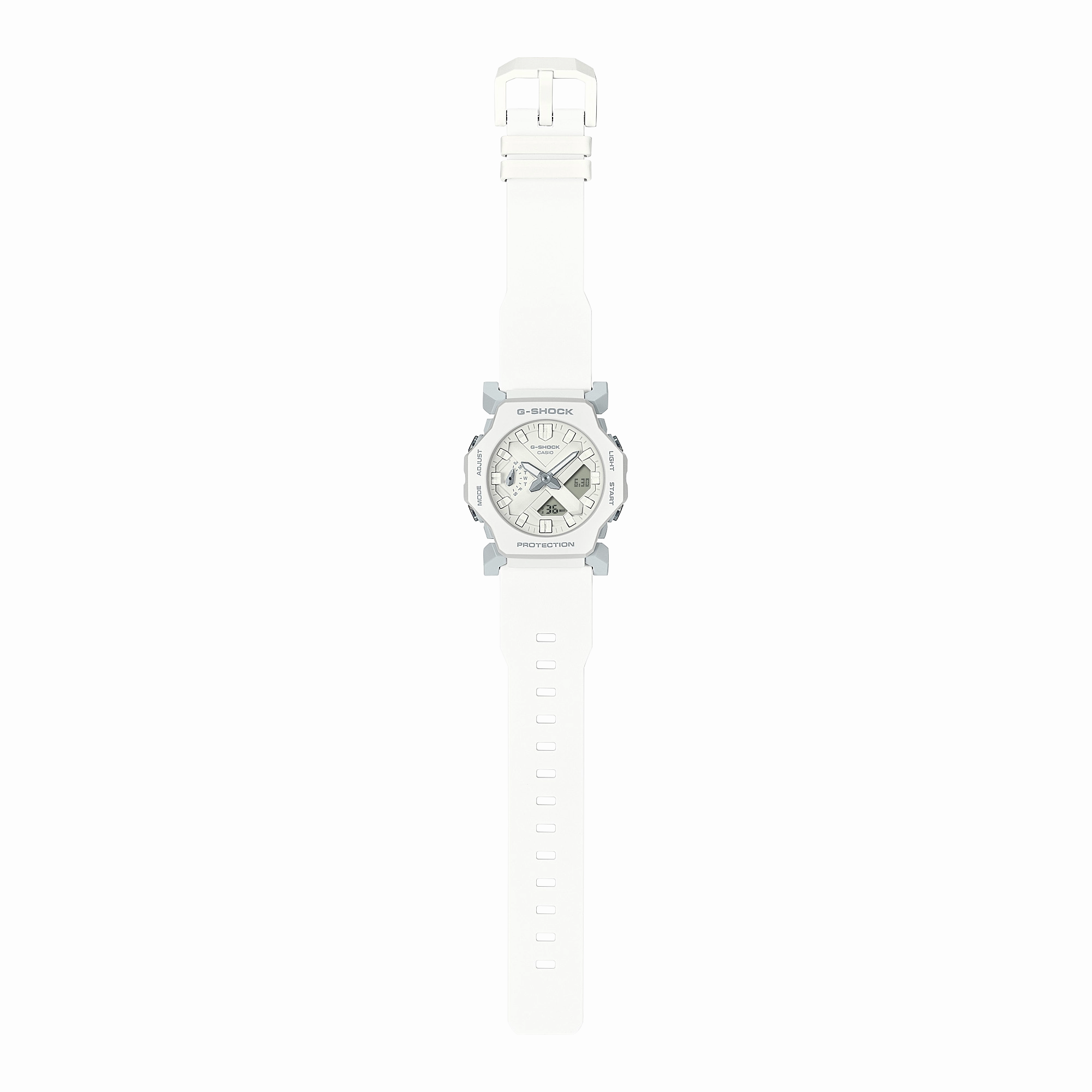 G-Shock Analog Digital White Resin Band Watch GA2300-7A