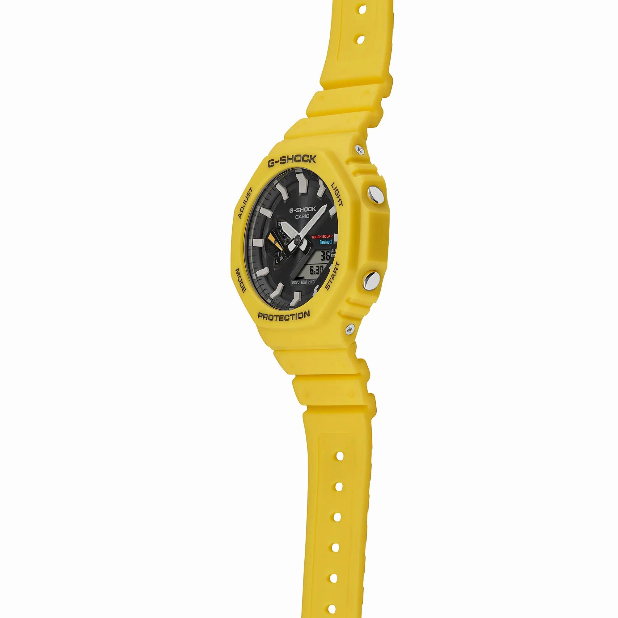 G-Shock CasioOak Yellow Resin Band Watch GAB2100C-9A