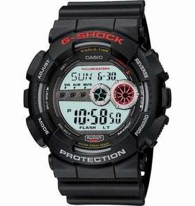 G-Shock Chronograph Watch with Super LED Display GD100-1A 