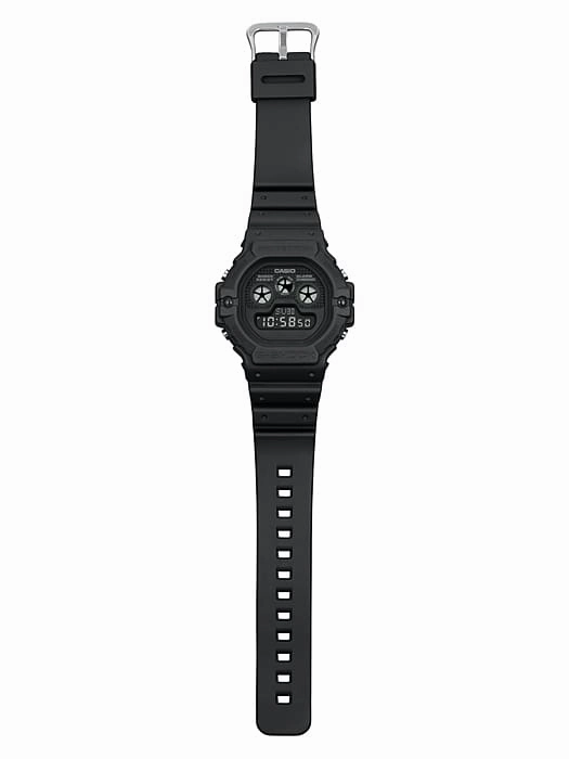 G-Shock Digital 5900 Style All Black Resin Band Watch DW5900BB-1D