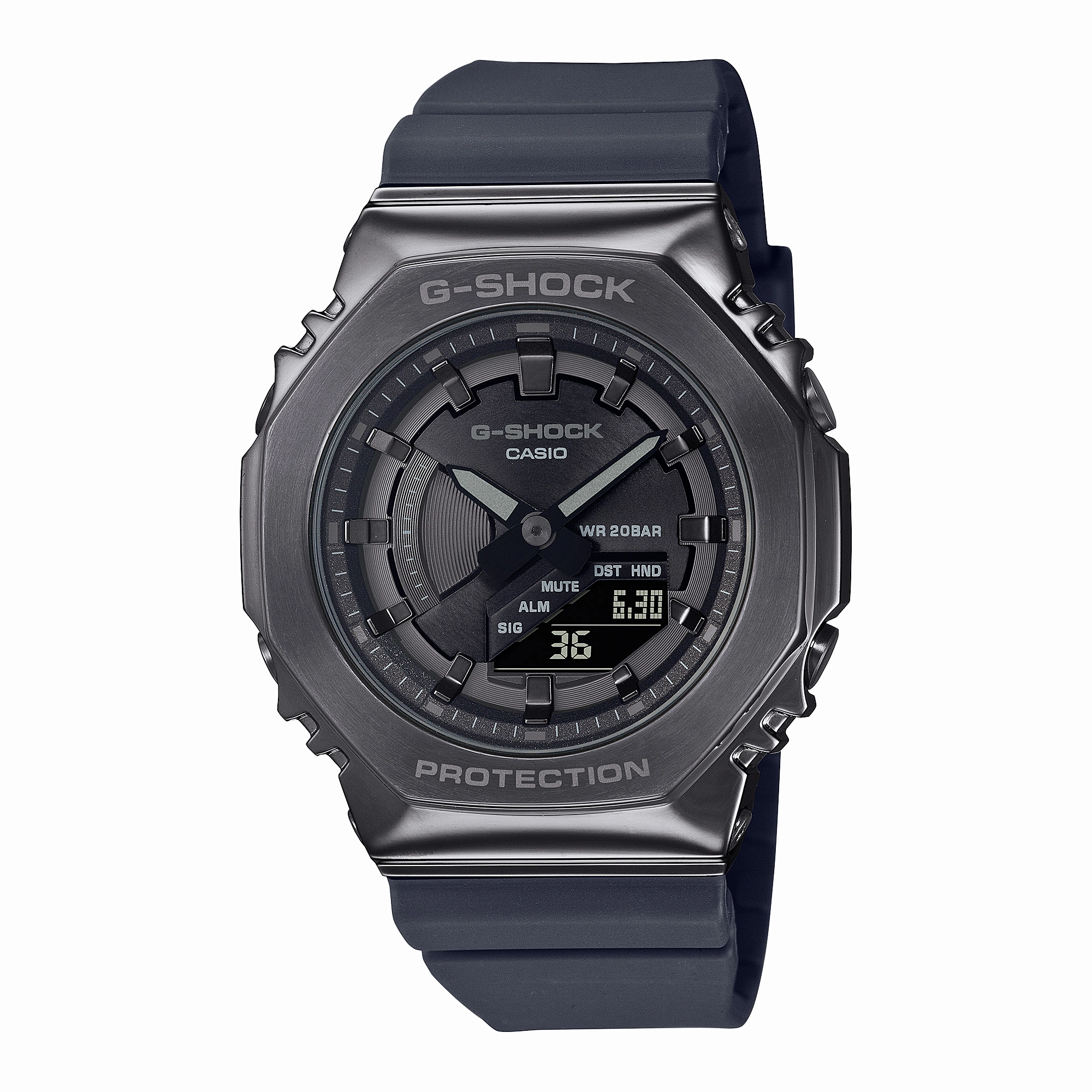 G-Shock Digital Black Resin Band Watch GMS2100B-8A 