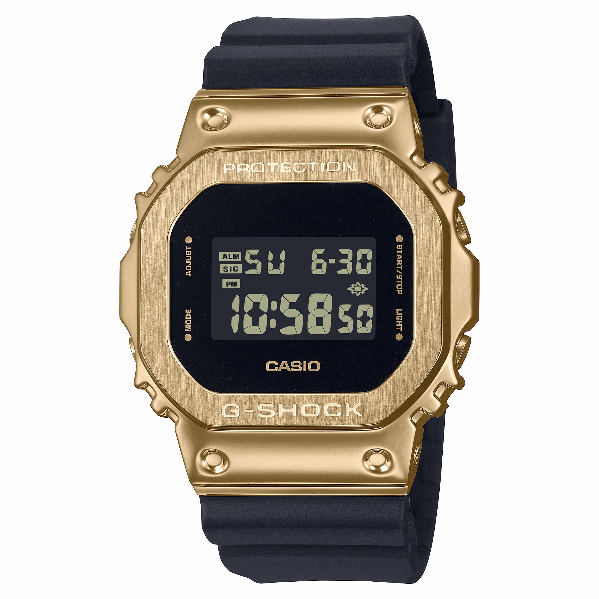 G-Shock Digital Metal Black Resin Band Watch GM5600UG-9D 