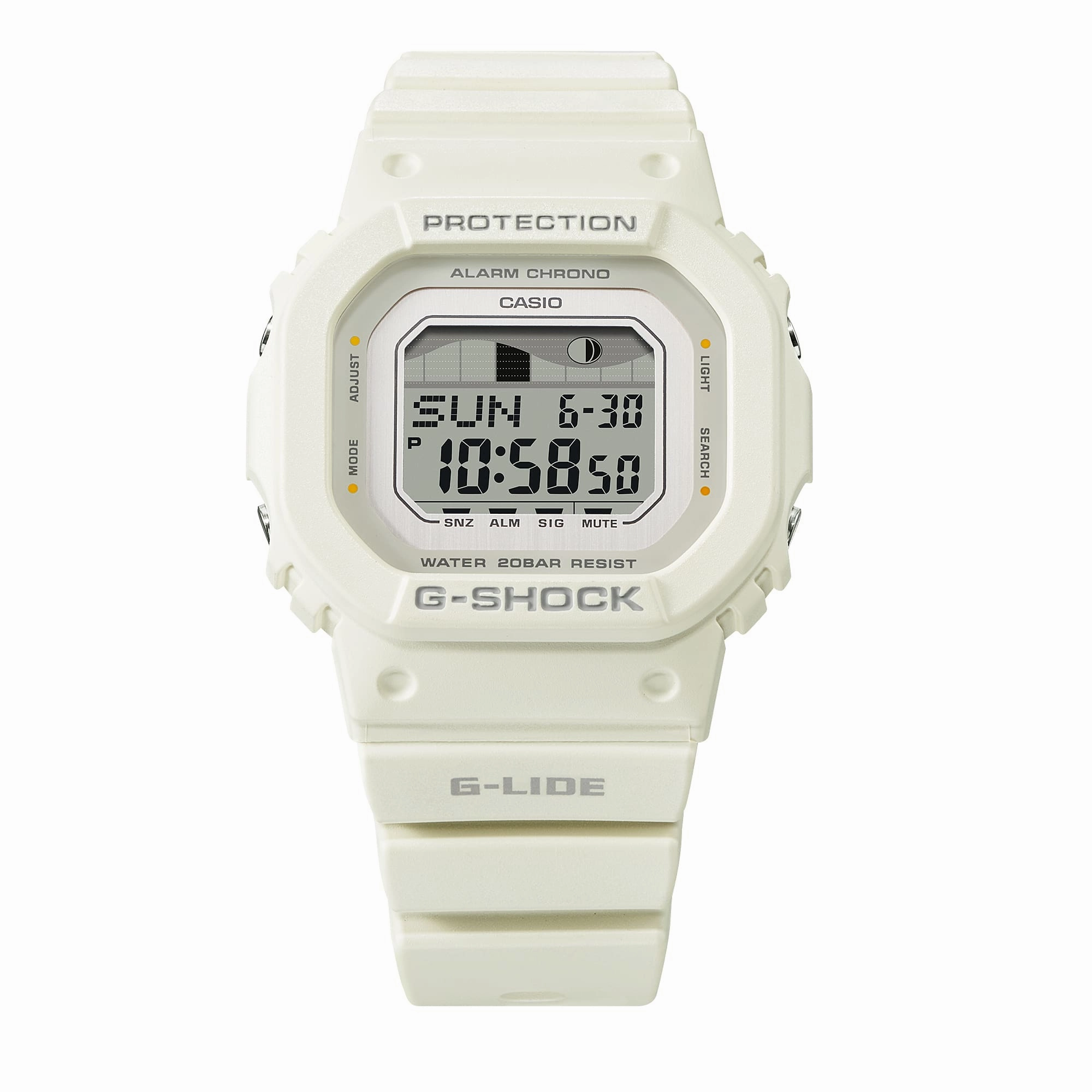 G-Shock G-LIDE White Resin Band Watch GLXS5600-7B