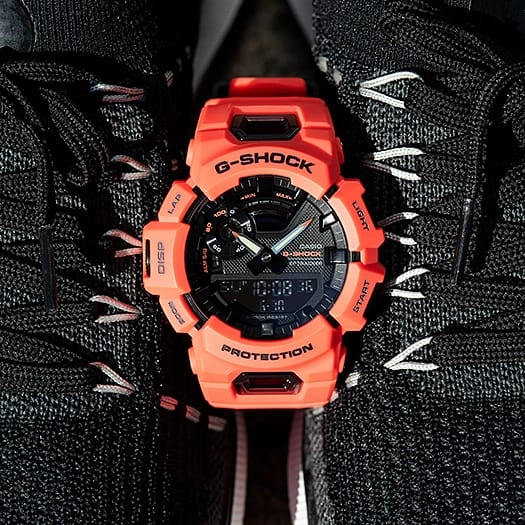 G-Shock G-Squad Red Resin Band Watch GBA900-4A