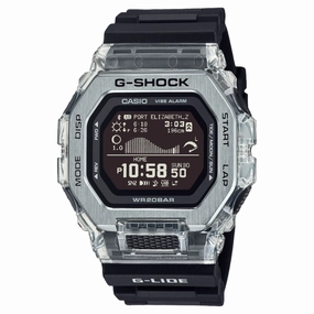 G-Shock GLIDE Gleaming Wave Black Dial Resin Band Watch GBX100S-1D 