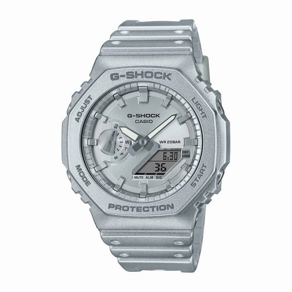 G-Shock Grey Resin Band Watch GA2100FF-8A 