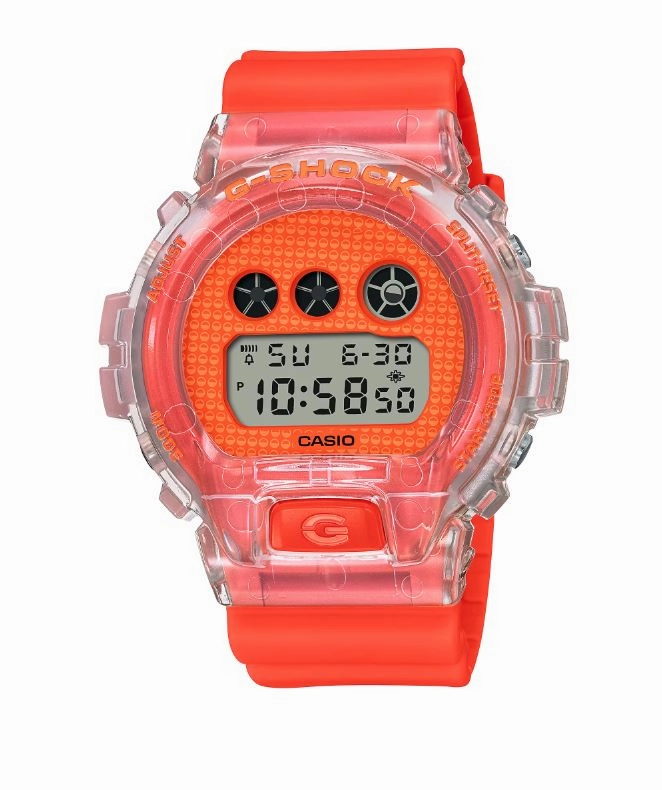 G-Shock Orange Resin Band Watch DW6900GL-4D 