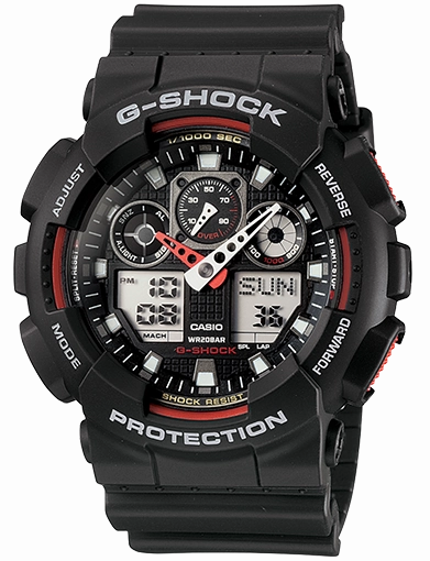 G-Shock Velocity Indicator Mens Watch GA100-1A4 