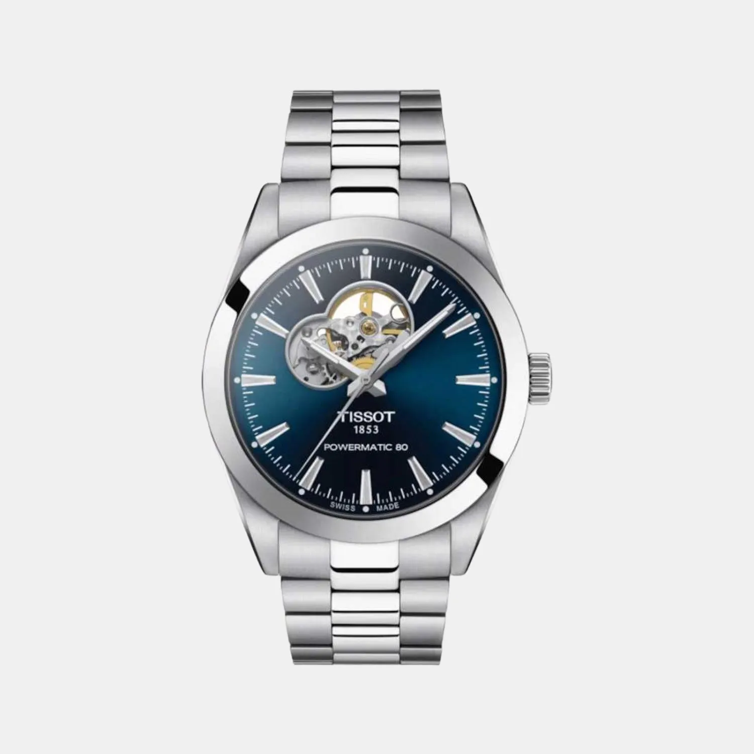 Gentleman Men Analog Stainless Steel Watch T1274071104101 budget    watches    watches classic