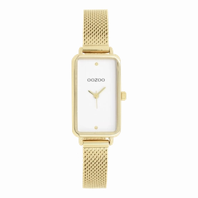 Gold coloured OOZOO watch with metal mesh bracelet - C11533,seiko watches,couple watches,watches designer,watches discount,women watches,best women watches,high end women's watches,high quality women's watches
