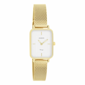 Gold coloured OOZOO watch with metal mesh bracelet - C20352,seiko watches,couple watches,watches designer,watches discount,women watches,best women watches,high end women's watches,high quality women's watches