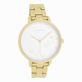 Gold coloured OOZOO watch with stainless steel bracelet - C11122,seiko watches,couple watches,watches designer,watches discount,women watches,best women watches,high end women's watches,high quality women's watches