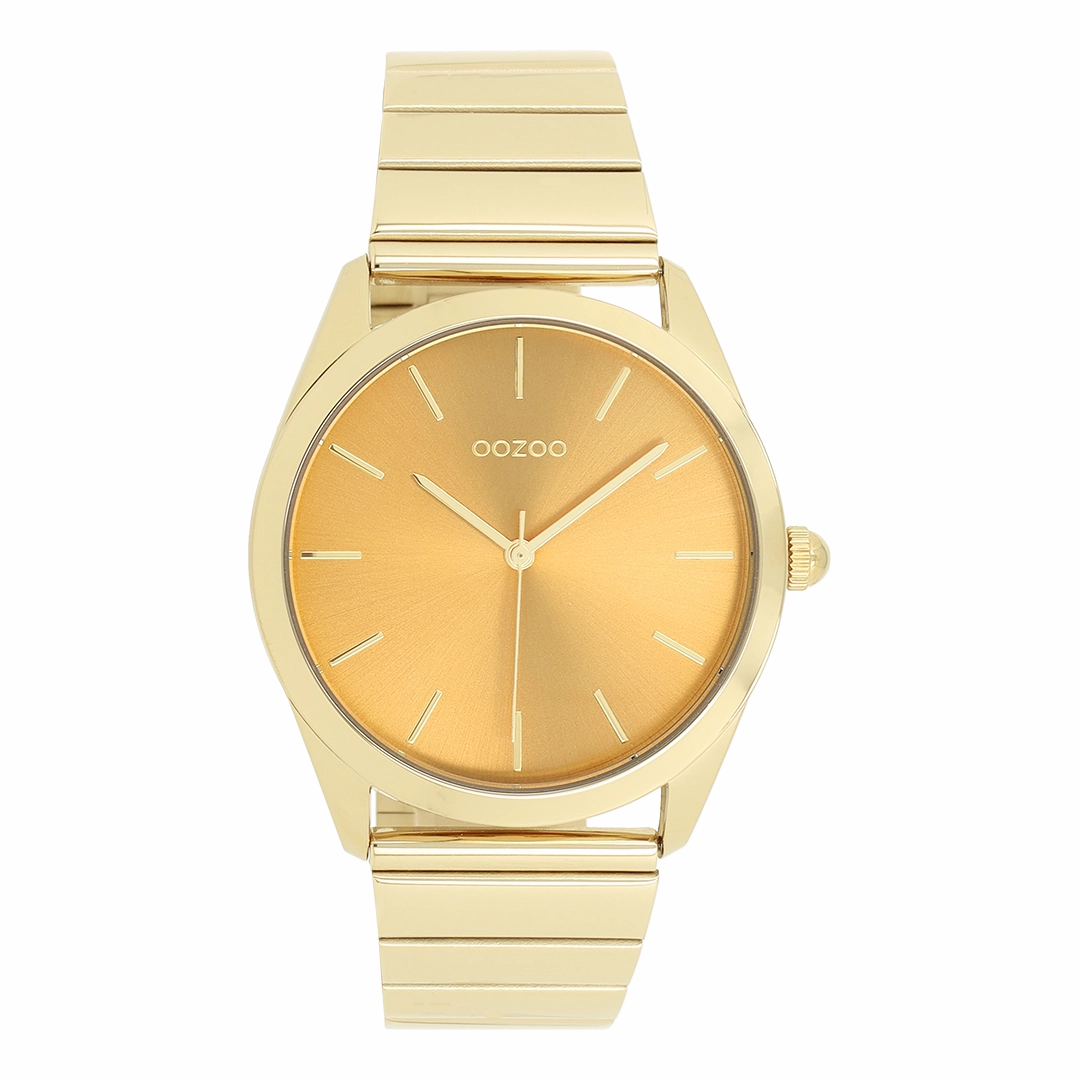 Gold coloured OOZOO watch with stainless steel bracelet - C11517,seiko watches,couple watches,watches designer,watches discount,women watches,best women watches,high end women's watches,high quality women's watches