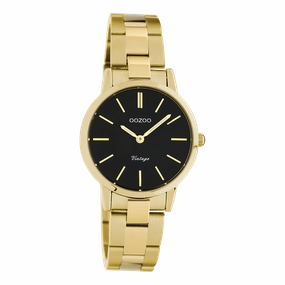 Gold coloured OOZOO watch with stainless steel bracelet - C20114,seiko watches,mens watches,couple watches,watches designer,watches discount,best watches for men