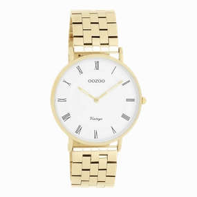 Gold coloured OOZOO watch with stainless steel bracelet - C20369,seiko watches,couple watches,watches designer,watches discount,women watches,best women watches,high end women's watches,high quality women's watches