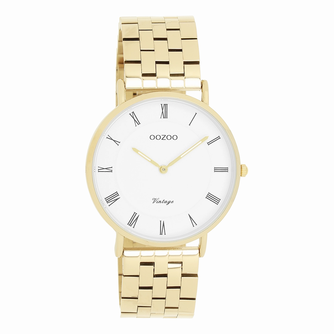Gold coloured OOZOO watch with stainless steel bracelet - C20369,seiko watches,couple watches,watches designer,watches discount,women watches,best women watches,high end women's watches,high quality women's watches