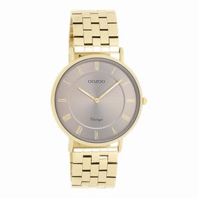Gold coloured OOZOO watch with stainless steel bracelet - C20370,seiko watches,mens watches,couple watches,watches designer,watches discount,best watches for men