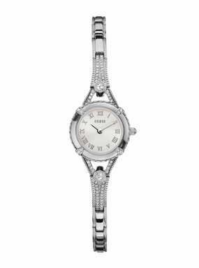Guess Angelic Silver Dial Silver Bracelet Watch W0135L1 