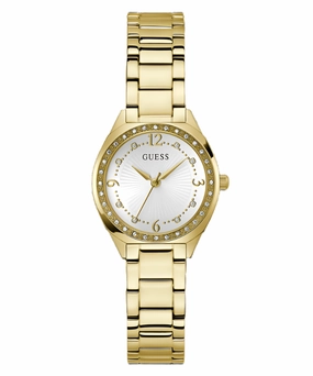 Guess Charlotte Crystal Gold-Tone Analog Watch GW0767L2 