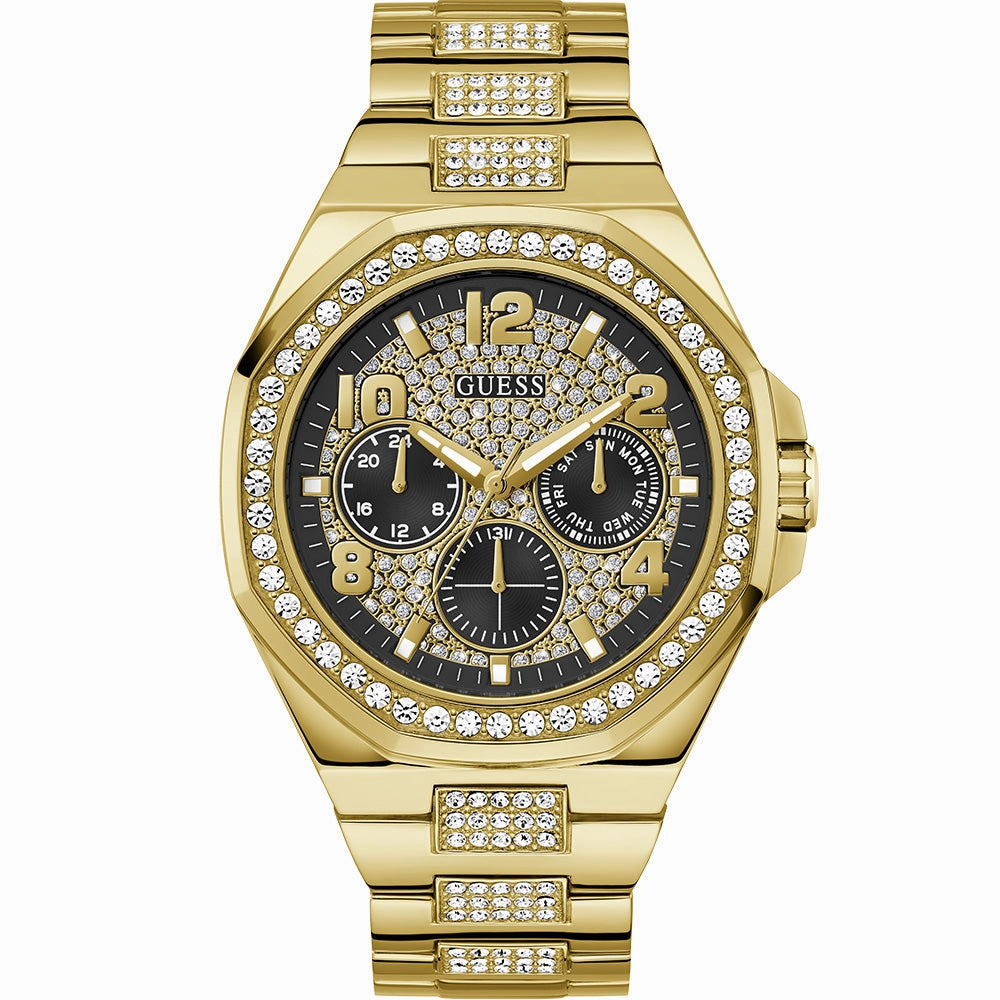Guess Empire GW0785G2 Multi-Function stainless steel watch clasp High quality stainless steel watch