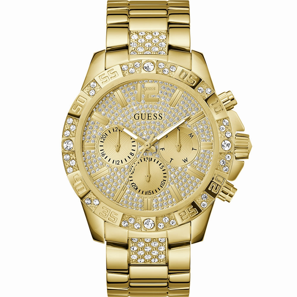 Guess Majestic GW0796G2 Multi-Function stainless steel watch clasp High quality stainless steel watch