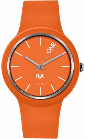 H2X One 42mm Gent Arancione Unisex cod. P-SO430UO1 men's watches,best men's watches