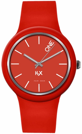 H2X One 42mm Gent Rosso Unisex cod. P-SR430UR2 men's watches,best men's watches