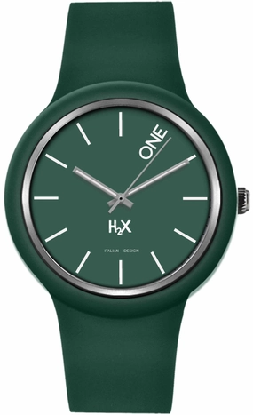 H2X One 42mm Gent Verde Unisex cod. P-SV430UV2 men's watches,best men's watches