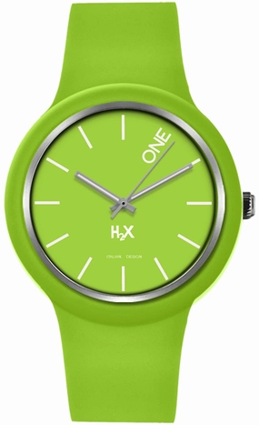 H2X One 42mm Gent Verde Unisex cod. P-SV430UV5 men's watches,best men's watches